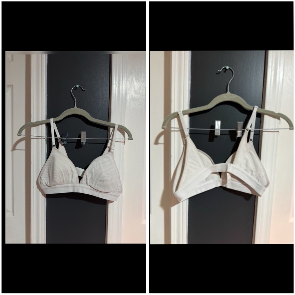Lululemon white wireless bra
